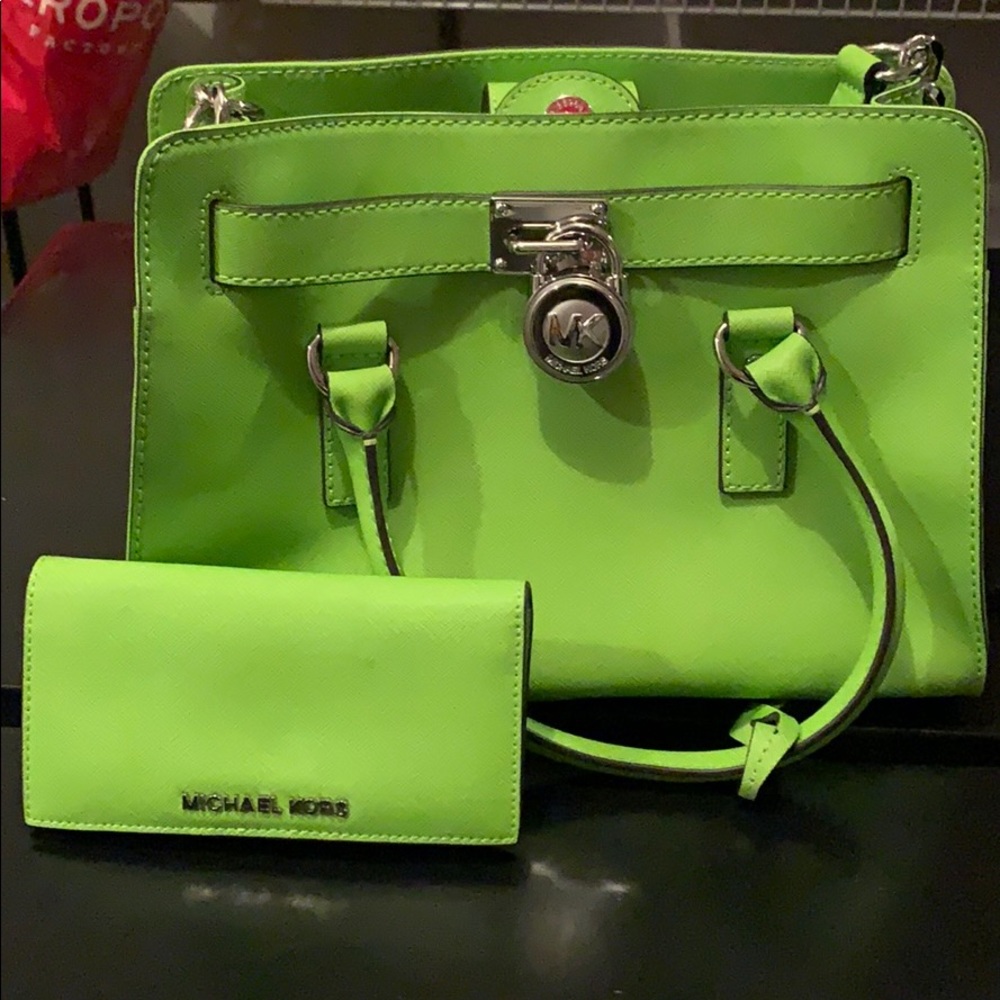 Michael Kors handbag and matching wallet